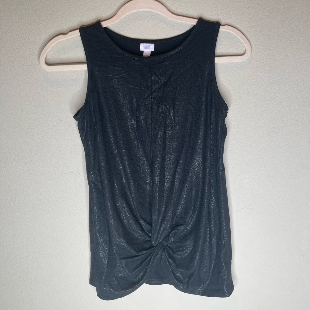 Girls More Than Magic athletic tank. Black, and girls size large (10/12)